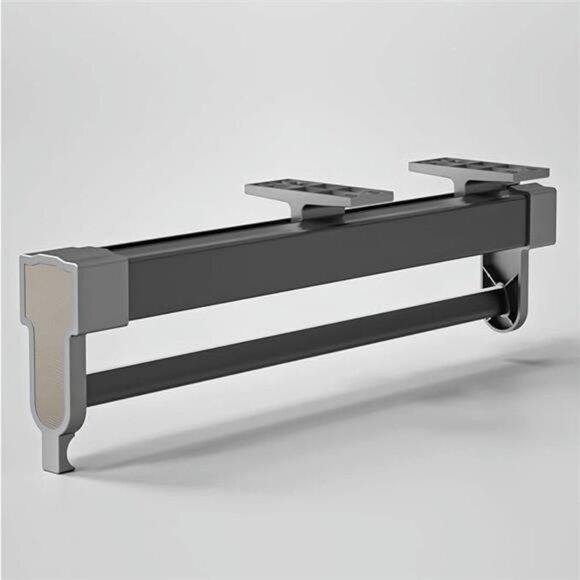 Pull out pants rack closet organizer slide out clothes hanger rail space saving - Picture 6 of 6